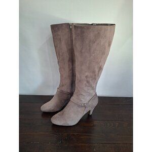 Bella Vita Sasha Gray Faux Suede Knee Boots/NWOB, Sz. 11N